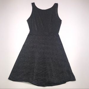 H&M Glittery Mini Black Dress